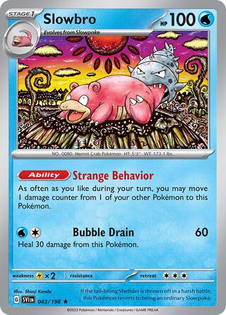 Slowbro, Play! Pokémon Prize Pack Series Three 043/198
