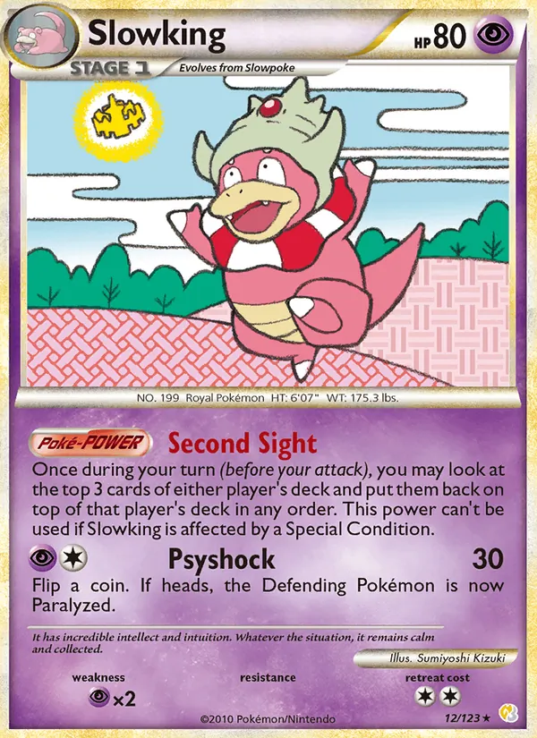 Slowking, HeartGold & SoulSilver 012/123
