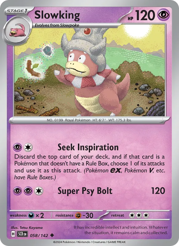 Slowking, Stellar Crown 058/142