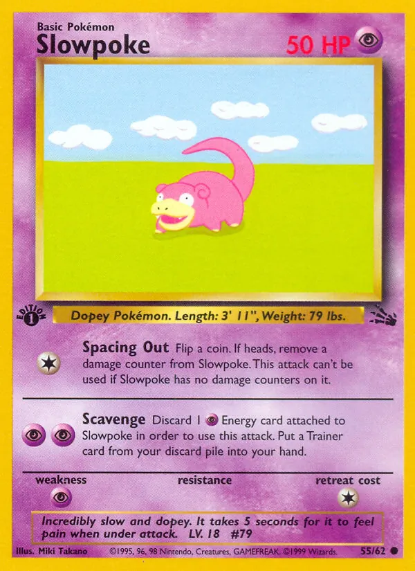 Slowpoke, Fossil 055/062