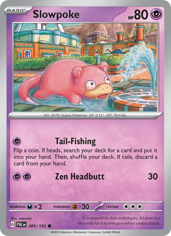 Slowpoke, Paldea Evolved 085/193