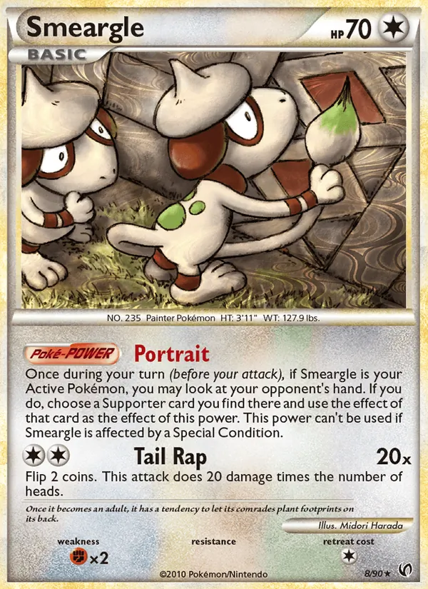 Smeargle, Undaunted 008/090