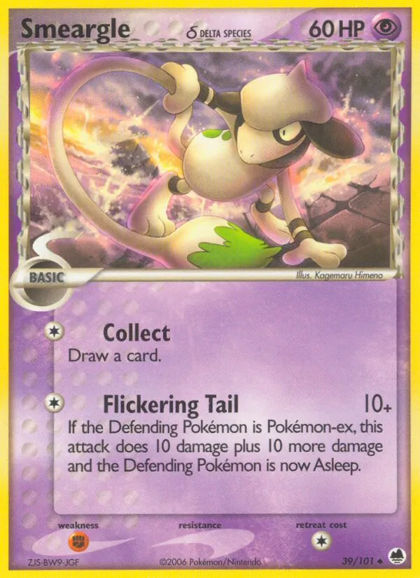 Smeargle δ, Dragon Frontiers 039/101