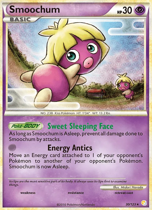 Smoochum, HeartGold & SoulSilver 030/123