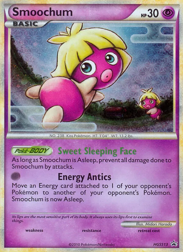 Smoochum, HeartGold & SoulSilver Promos HGSS13
