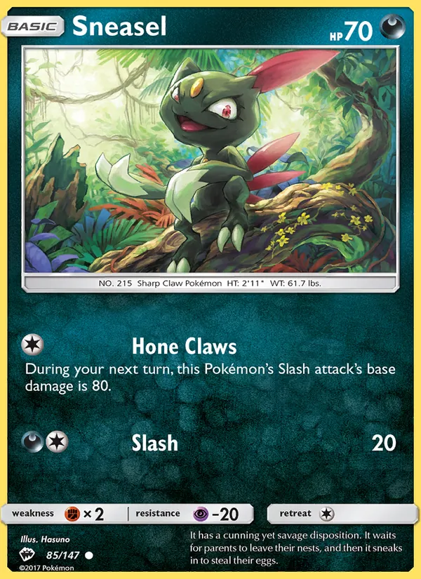 Sneasel, Burning Shadows 085/147