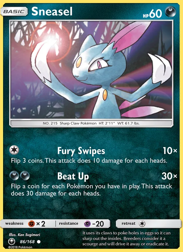 Sneasel, Celestial Storm 086/168