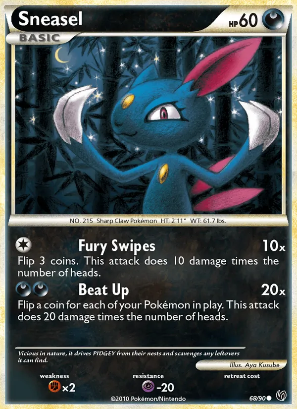 Sneasel, Undaunted 068/090