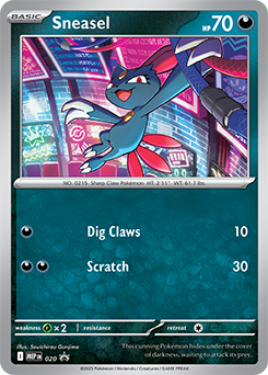 Sneasel, MEP Black Star Promos 020