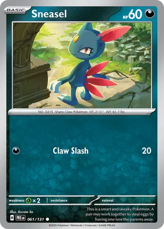 Sneasel, Prismatic Evolutions 061/131