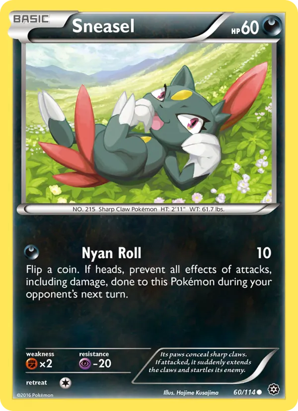 Sneasel, Steam Siege 060/114