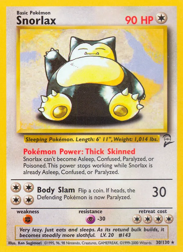 Snorlax, Base Set 2 030/130