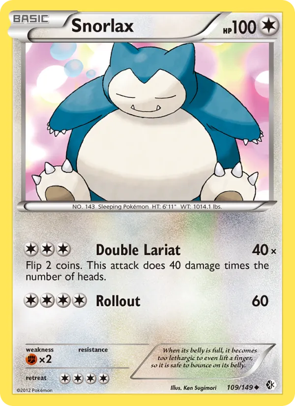 Snorlax, Boundaries Crossed 109/149