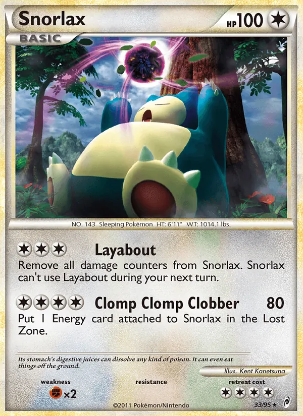 Snorlax, Call of Legends 033/095