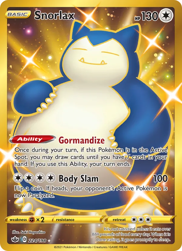 Snorlax, Chilling Reign 224/198