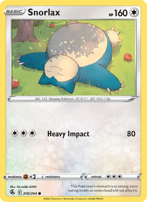 Snorlax, Fusion Strike 206/264
