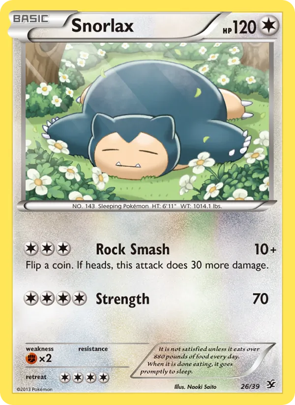 Snorlax, Kalos Starter Set 026/039