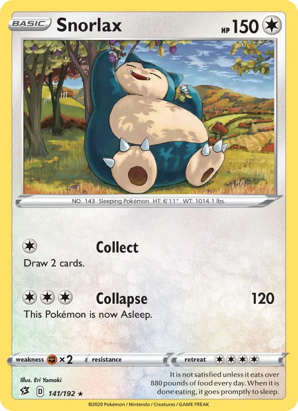 Snorlax, Rebel Clash 141/192