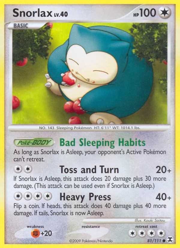 Snorlax, Rising Rivals 081/111