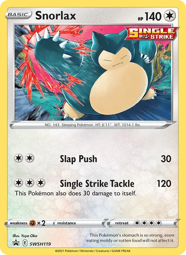Snorlax, SWSH Black Star Promos SWSH119/307