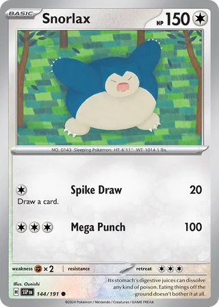 Snorlax, Surging Sparks 144/191