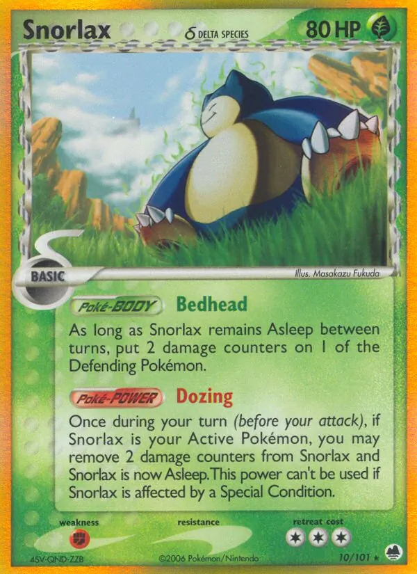 Snorlax δ, Dragon Frontiers 010/101