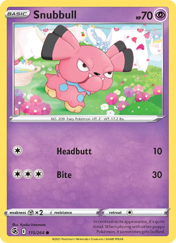 Snubbull, Fusion Strike 115/264