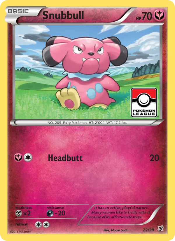 Snubbull, Kalos Starter Set 022/039