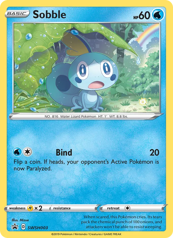 Sobble, SWSH Black Star Promos SWSH003/307