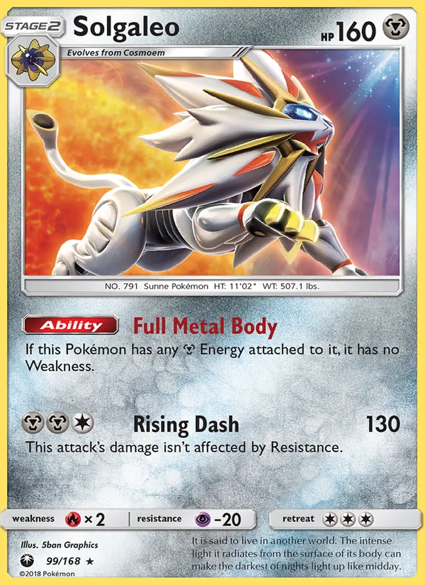 Solgaleo, Celestial Storm 099/168