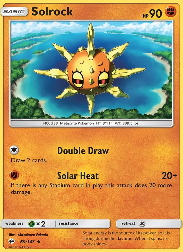 Solrock, Burning Shadows 069/147
