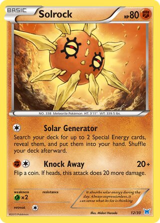 Solrock, XY trainer Kit (Latios) 012/030