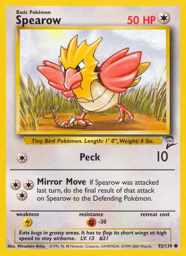 Spearow, Base Set 2 092/130