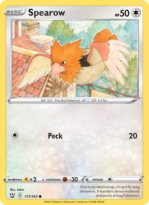 Spearow, Battle Styles 111/163