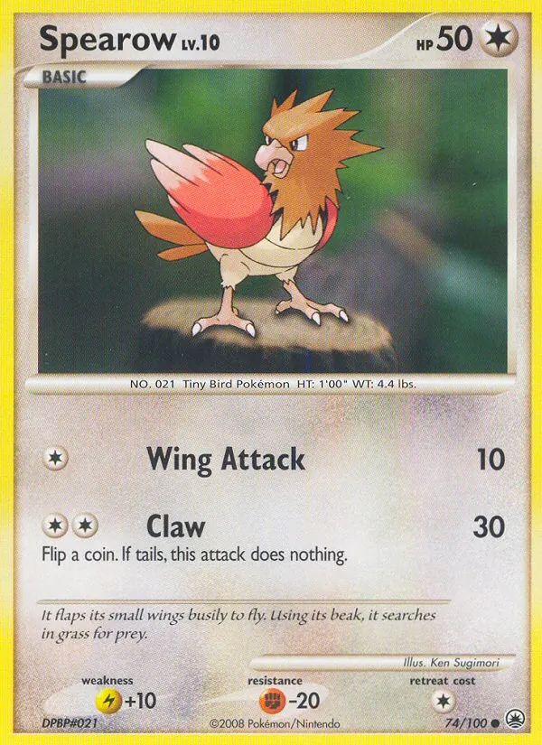 Spearow, Majestic Dawn 074/100