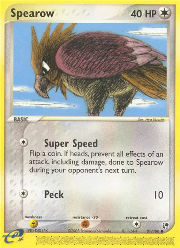 Spearow, Sandstorm 081/100