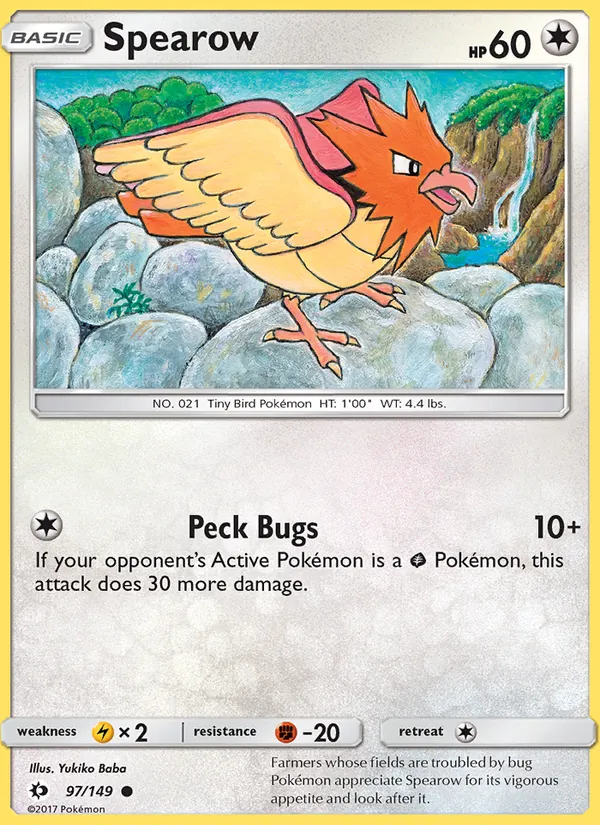 Spearow, Sun & Moon 097/149