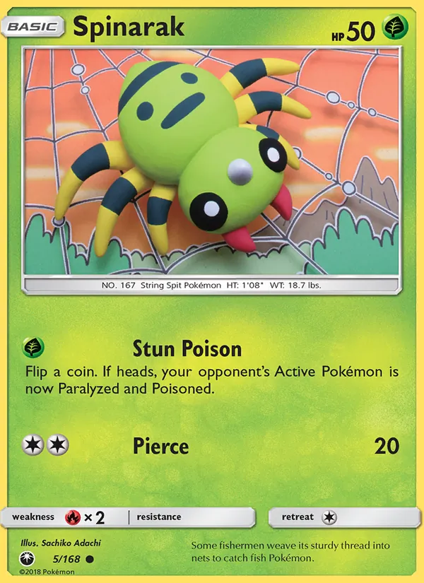 Spinarak, Celestial Storm 005/168