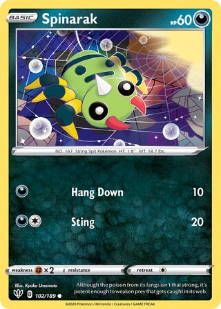 Spinarak, Trick or Trade 2022 102/189