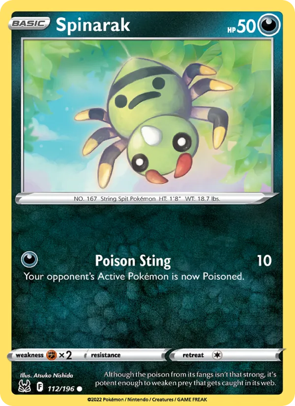 Spinarak, Lost Origin 112/196