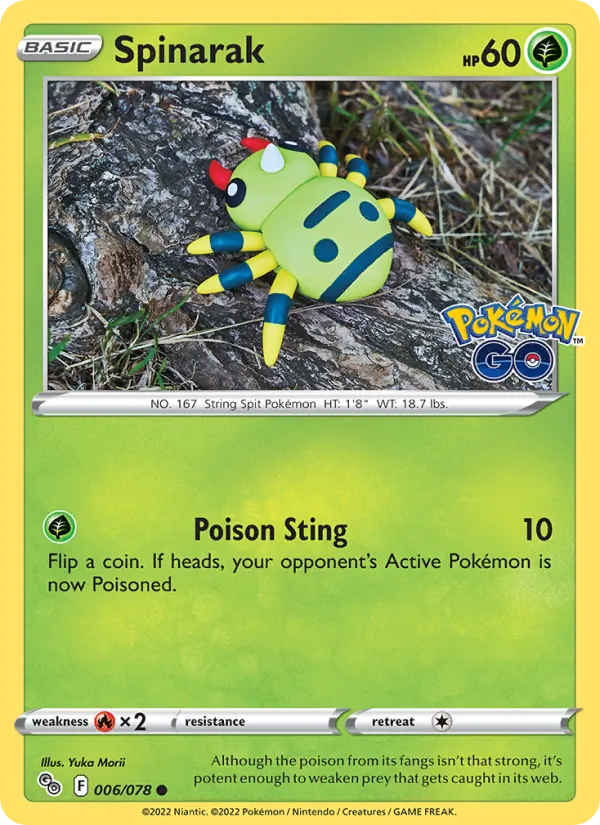 Spinarak, Pokémon GO 006/078