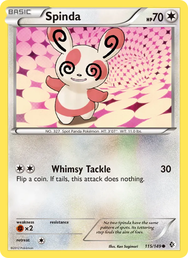 Spinda, Boundaries Crossed 115/149