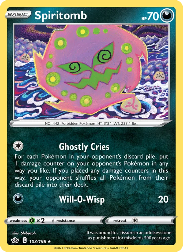 Spiritomb, Chilling Reign 103/198
