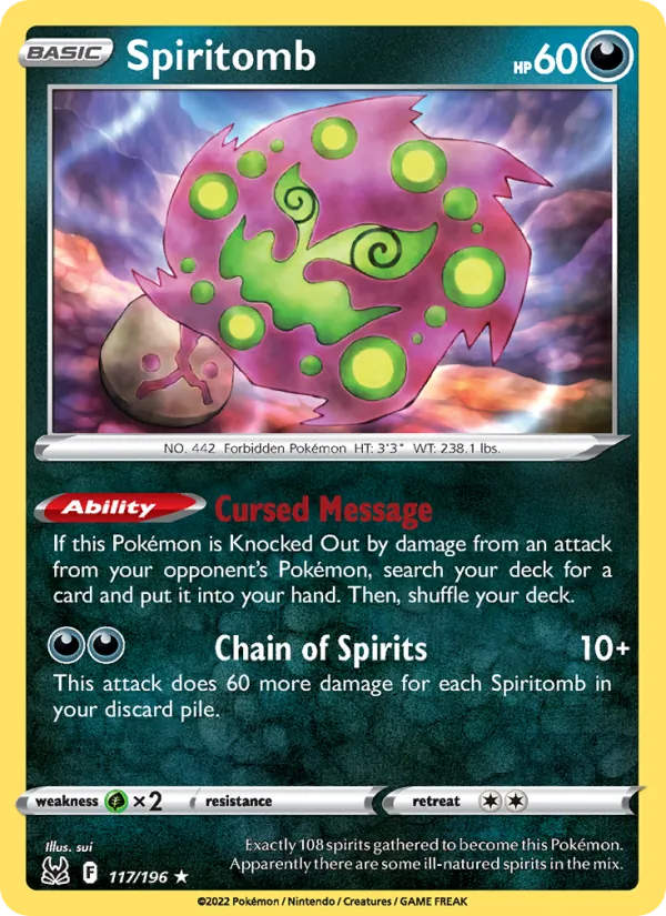 Spiritomb, Lost Origin 117/196