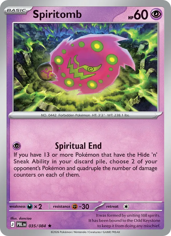 Spiritomb, Pitch Black 035/084