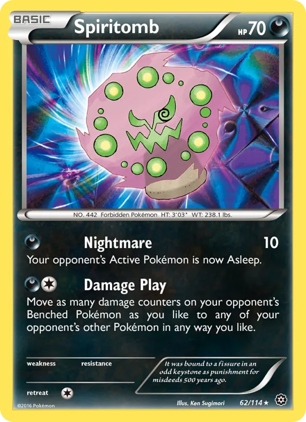 Spiritomb, Steam Siege 062/114