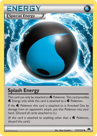 Splash Energy, WC Deck 2016 (Ninja Blitz) 113/122