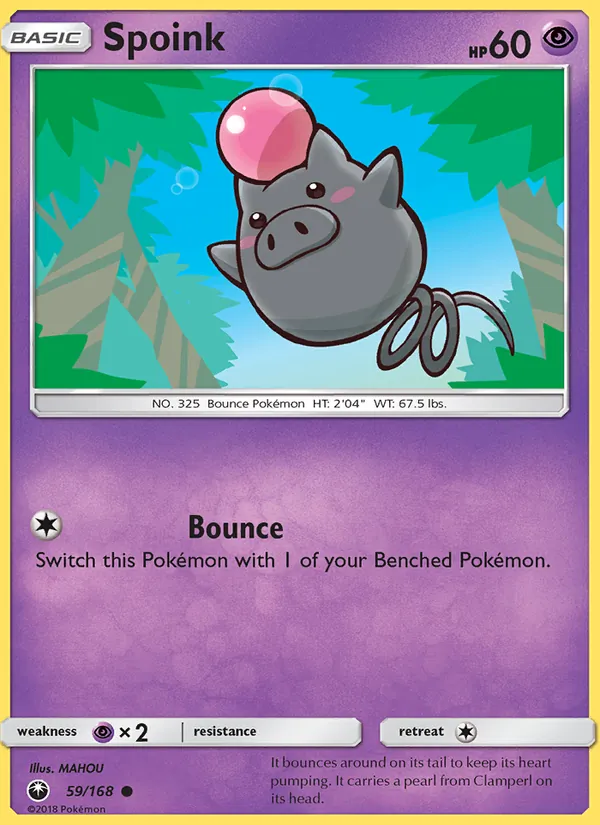 Spoink, Celestial Storm 059/168
