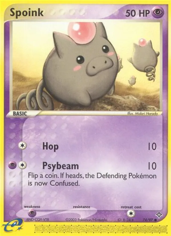 Spoink, Dragon 074/097