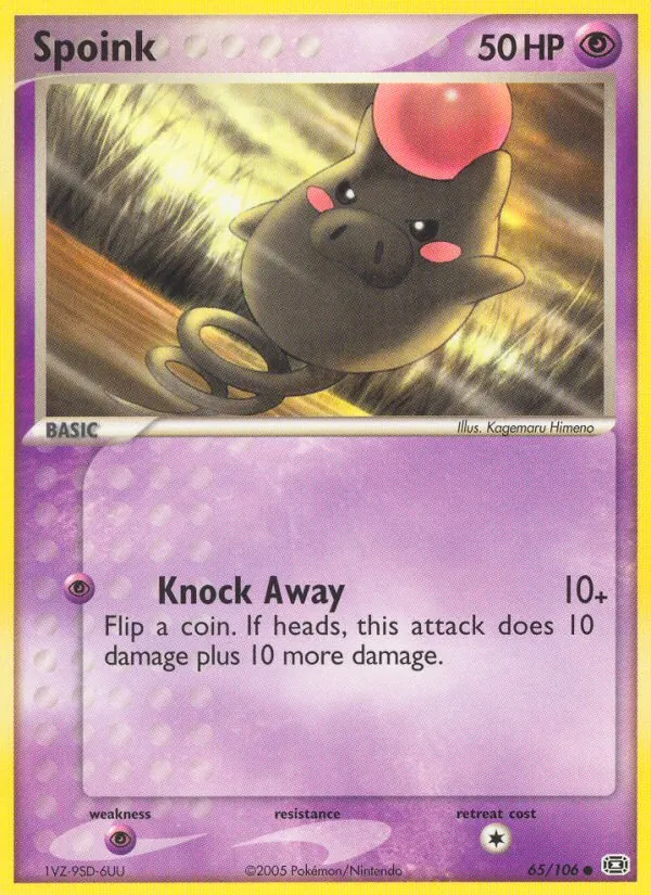 Spoink, Emerald 065/106
